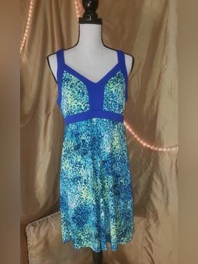 Tek Gear Dry Tek Jersey V-Neck Athletic Midi Dress Size XL